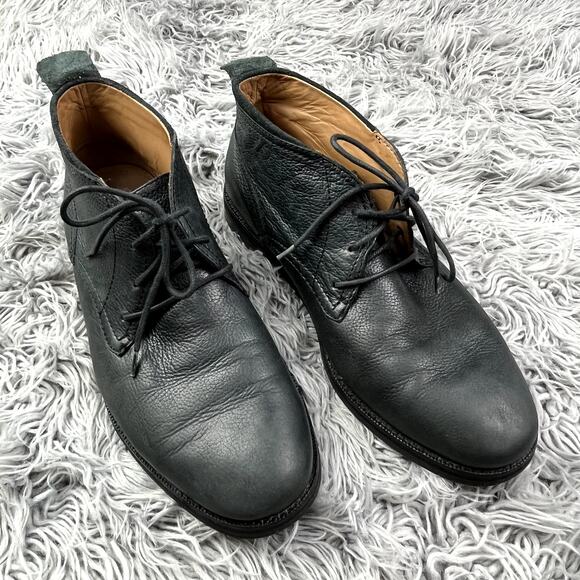 Cole Haan Ogden Stitch Chukka Leather Lace Up Ankle Boot Mens 12 Black C24524 - Picture 1 of 12